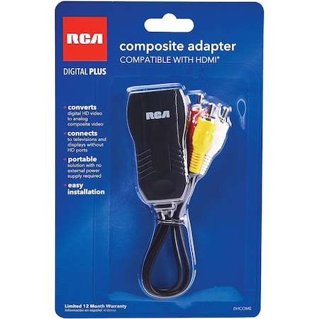 Rca Female HDMI to Male Composite HDMI Adapter DHCOME